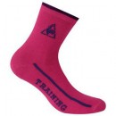 Le Coq Sportif Socquettes De Sport Femme Fuchsia - Chaussettes Femme Moins Cher